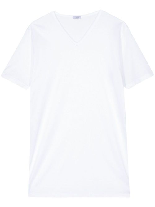 V-neck cotton T-shirt - White