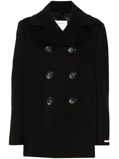 Livorno wool peacoat - Black