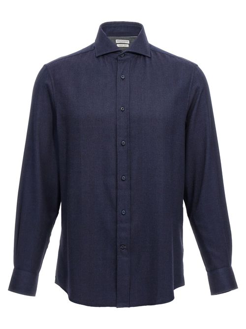 Blue Regular Fit Shirt