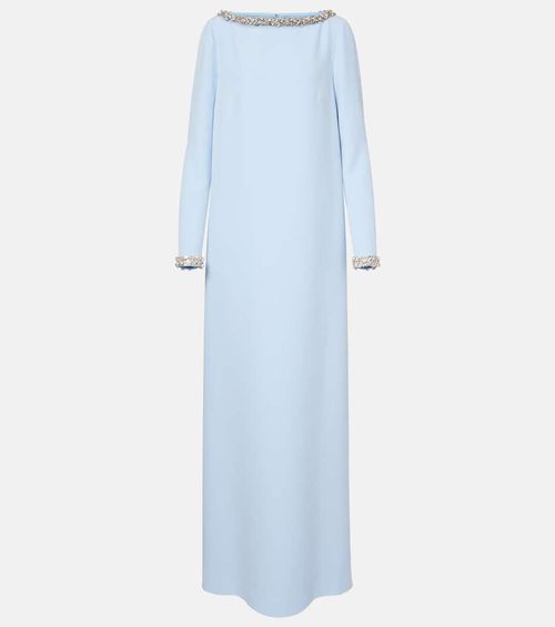 Naimal embellished caped gown