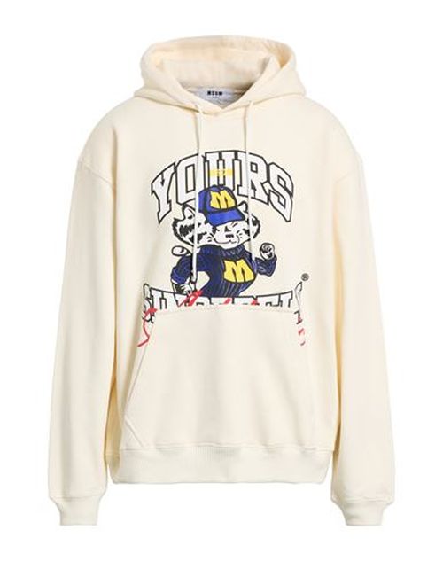 Man Sweatshirt Ivory Size L Cotton