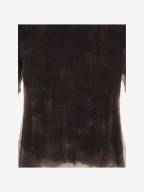 Cashmere T-Shirt — Brown