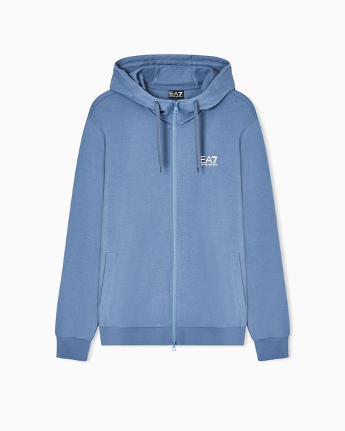 Fleece sweatshirt Core Identity in cotton with a chest logo