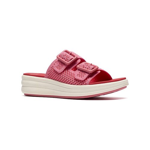 Clarks® Cloudsteppers Drift Faye Women's Cushioned Sandals, : , Pink Textile