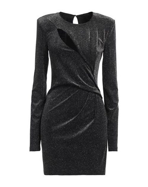 Woman Mini dress Black Size 1 Polyester, Nylon