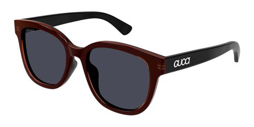 Gucci GG1797SK Asian Fit 003 Men's Sunglasses Red Size 55
