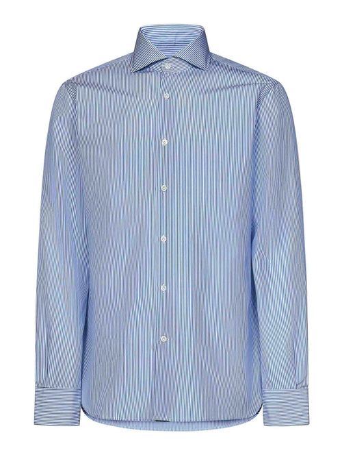 Cotton Fabric Striped Shirt