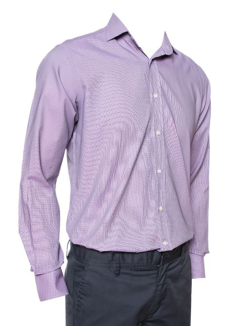 Houndstooth shirt - Purple
