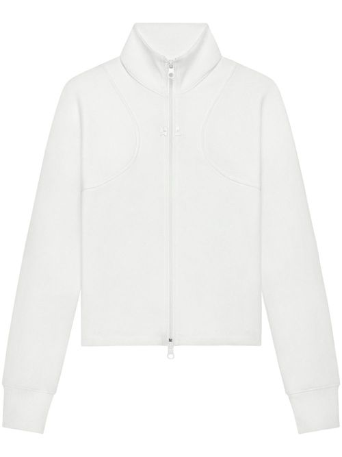 Scuba-jersey jacket - White