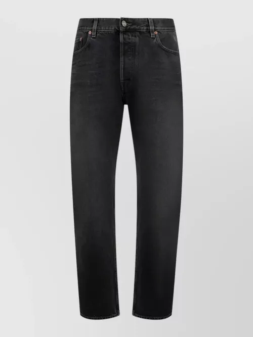 Saint Laurent - mick long jeans five pocket belt loop