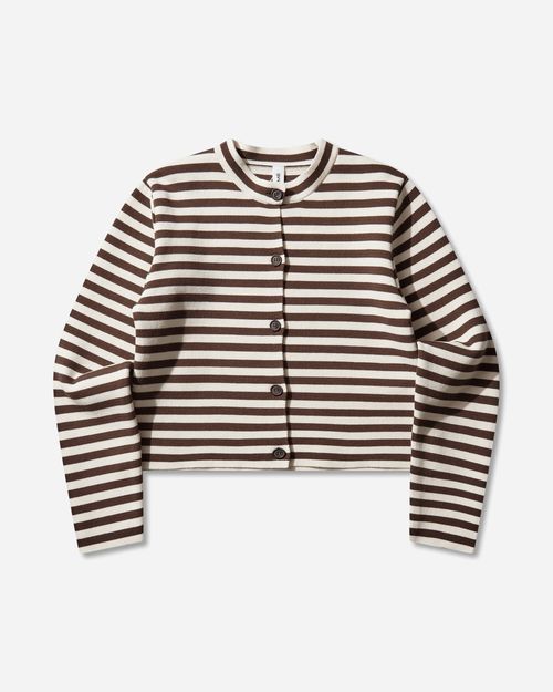 Women s KodyRS Knit Cardigan Creme Stripe