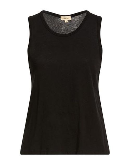 Woman Top Black Size XS Hemp, Cotton