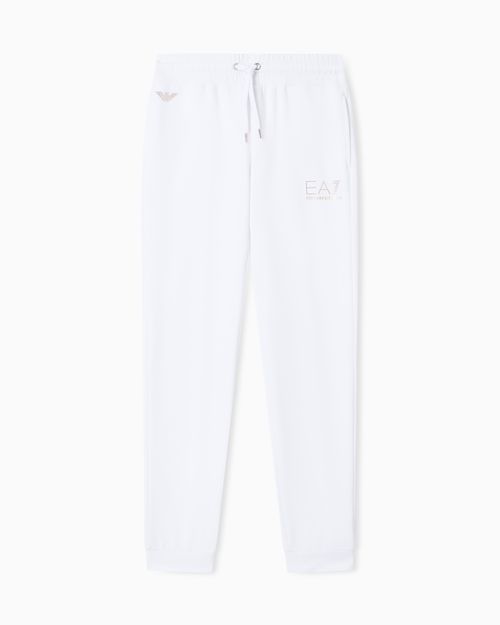 Viscose joggers with a studded logo and drawstring Evolution