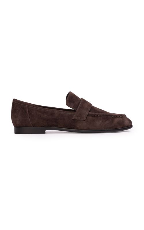 Arrow Suede Loafers - Moda Operandi