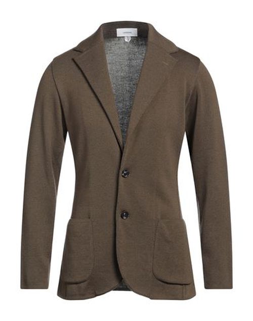 Lardini Man Blazer Military green Size M Wool