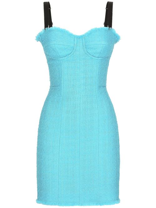 Rachel tweed minidress - Blue