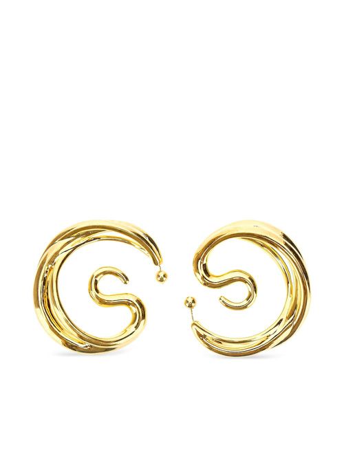 Panconesi large Triptych earrings - Gold