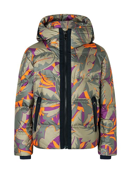 Little Girl's & Girl's Krissi Ski Down Jacket - Jungle Print