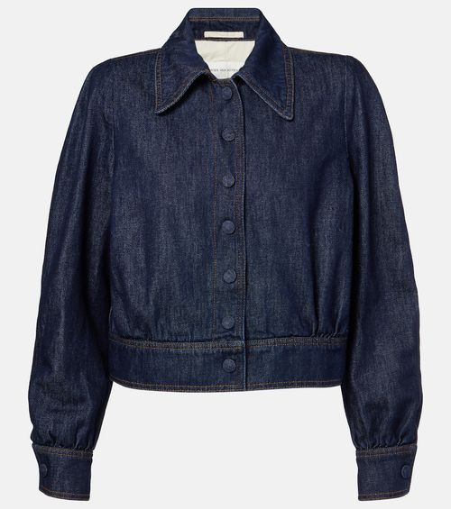 Cropped denim jacket