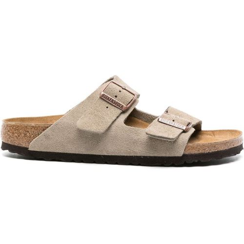 Birkenstock Arizona Taupe, Suede Leather