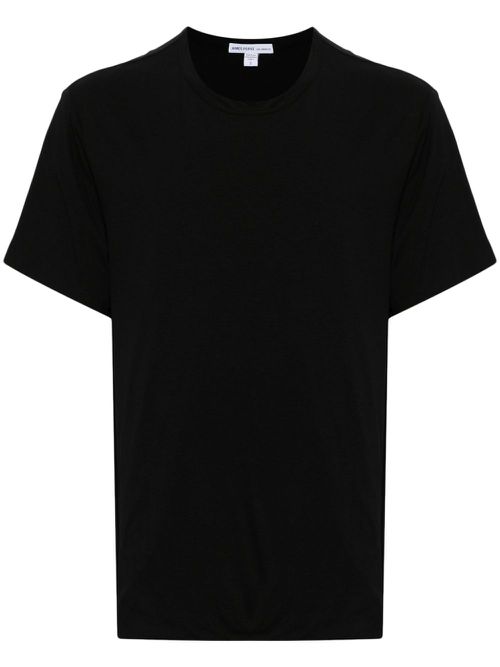Crew neck cotton T-shirt - Black