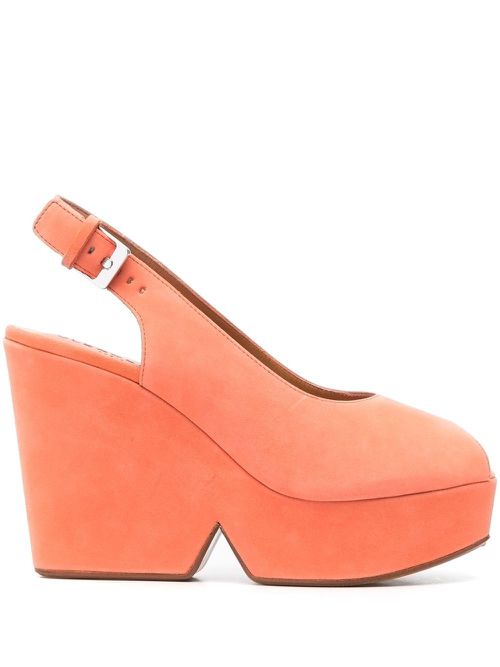 Dylan suede 110mm sandals - Orange