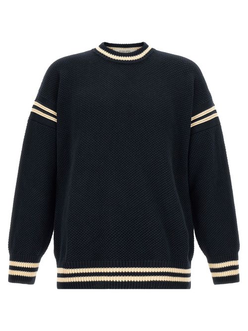 Dark Blue Relaxed Sweaters