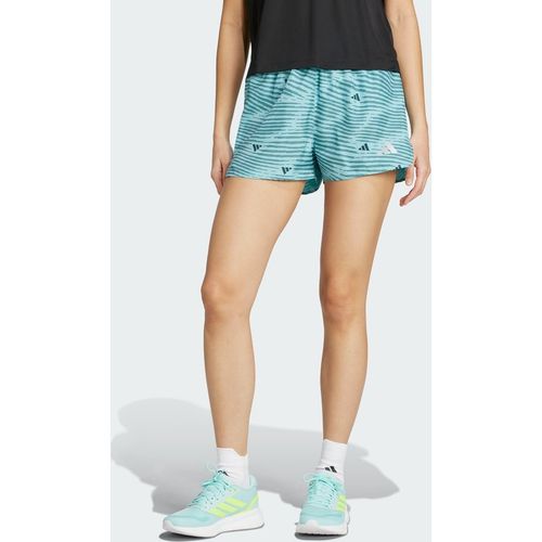 Adidas Performance Womens Adi365 Running Essentials Brand Love Shorts - Turquoise