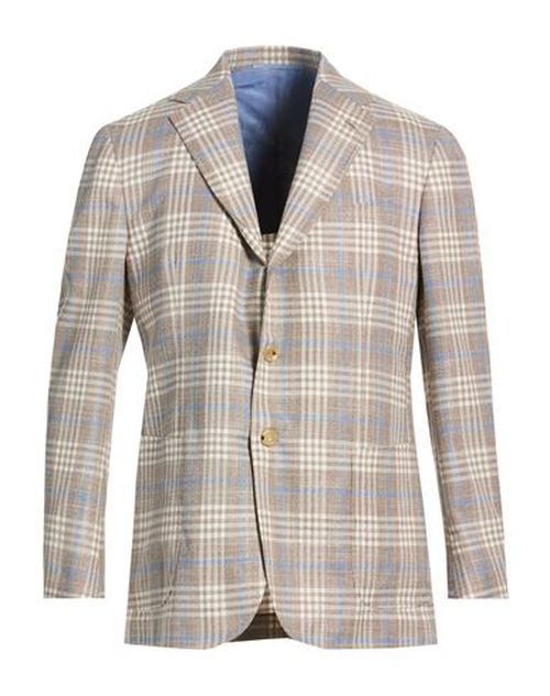 Man Blazer Blue Size 42 Virgin Wool, Silk