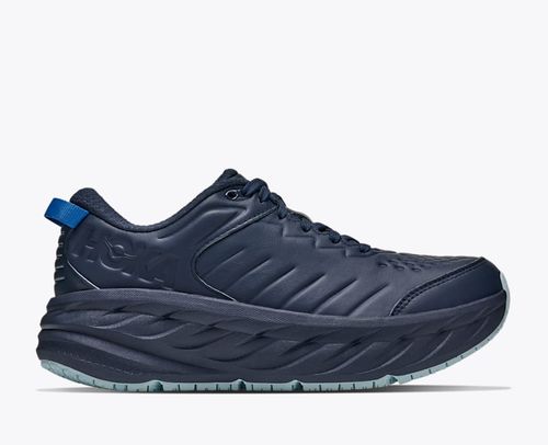 HOKA Women's Bondi SR Shoes in Varsity Navy/Glimmering Blue