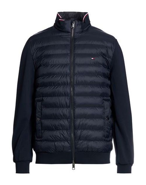 Man Jacket Navy Size XS Polyamide, Cotton, Polyester