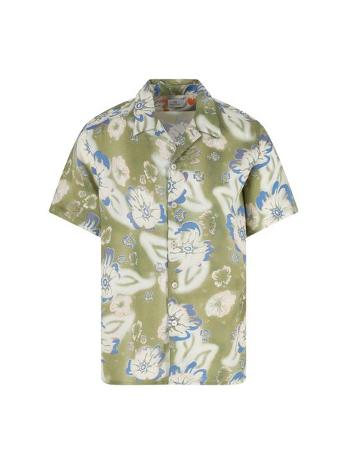 100% Lyocell Button-Front Shirt for Men