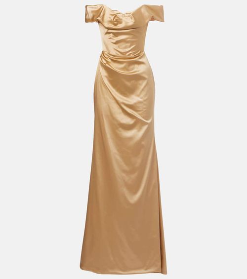 Vivienne Westwood Nova Cora satin corset gown