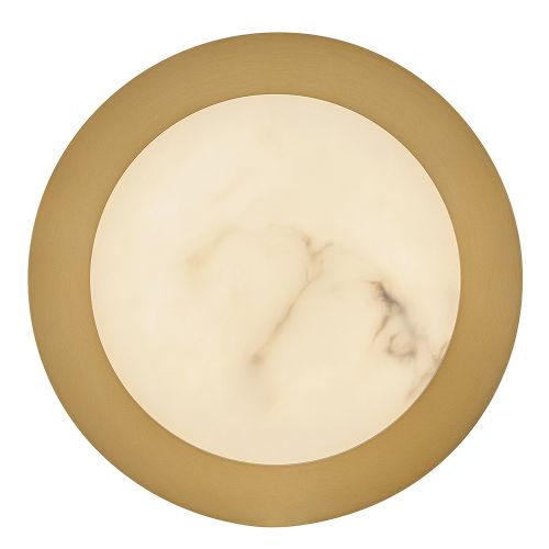 Lacquered Brass LED Wall Sconce from the Cava Collection