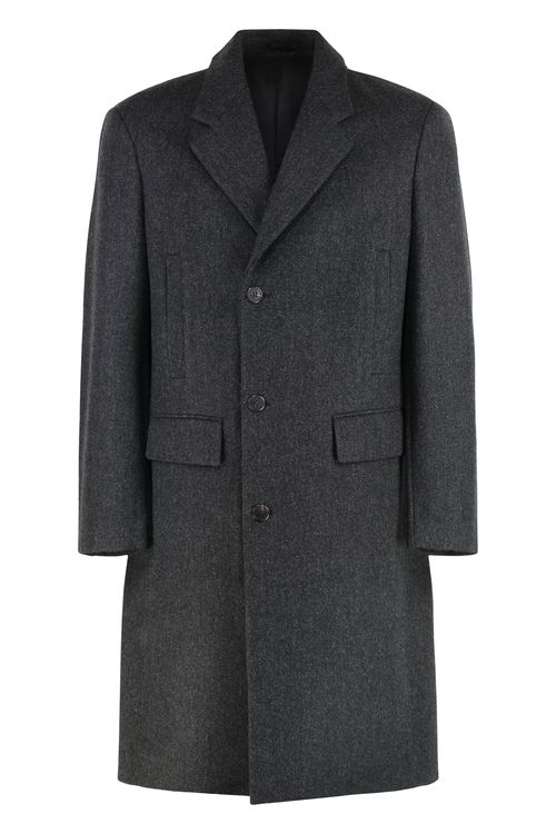 Single-breasted Wool Coat