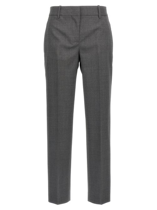 Virgin Wool Trousers — Gray