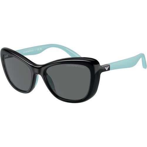 Emporio Armani Kid Emporio Armani EK4004 501787 Sunglasses Injected Black Grey Butterfly Norma
