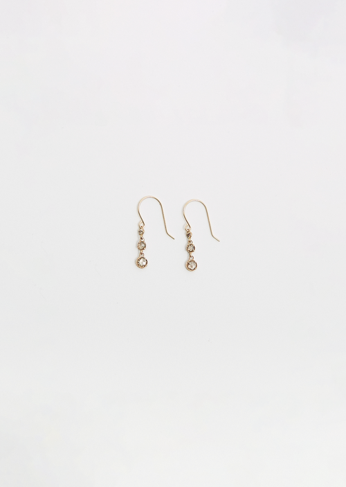 Noguchi Bijoux Bijoux Tsubu Pendant Earrings 14K YG