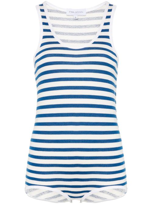 Striped bodysuit - Blue