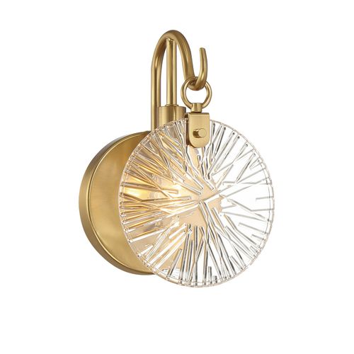 Addison 1-Light Wall Sconce in Warm Bra