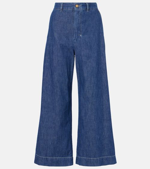 Paul high-rise wide-leg jeans