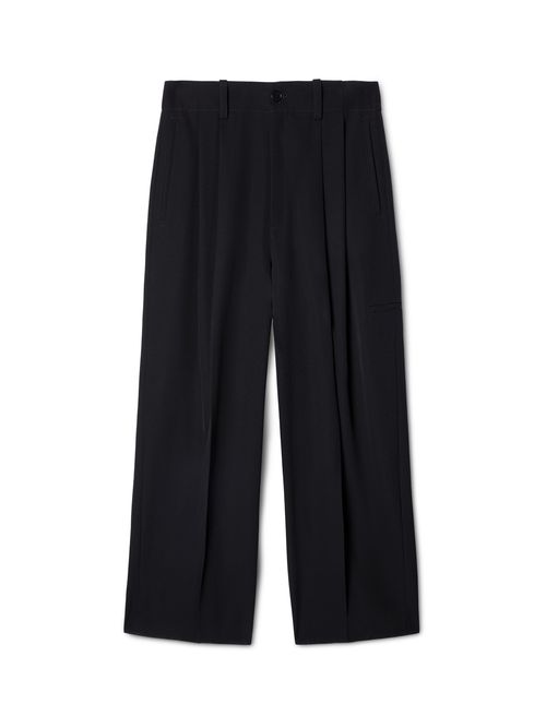 Ow Emb Wool Darted Pant