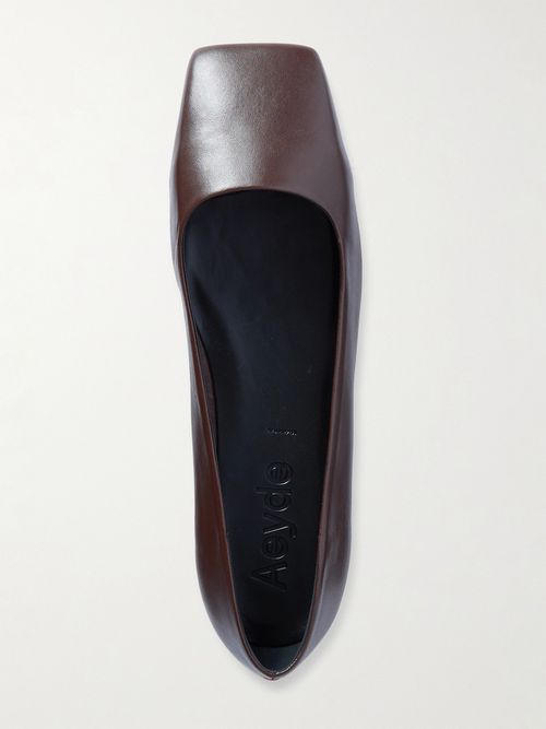 Matti Leather Ballet Flats - Brown