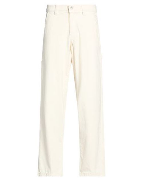 Man Jeans Ivory Size 26 Cotton