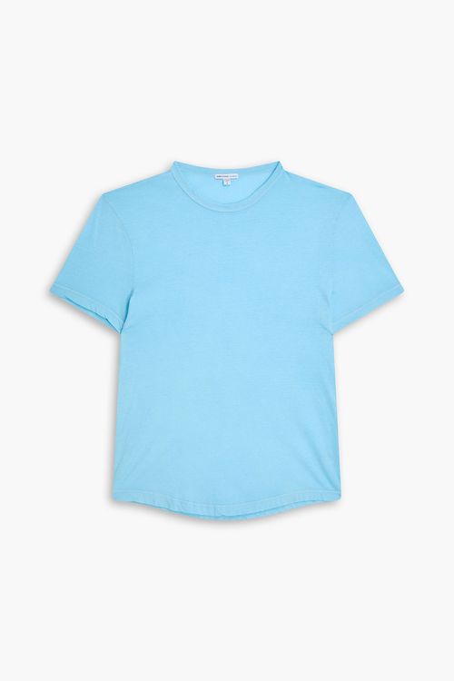 Cotton-jersey T-shirt - Blue - 4