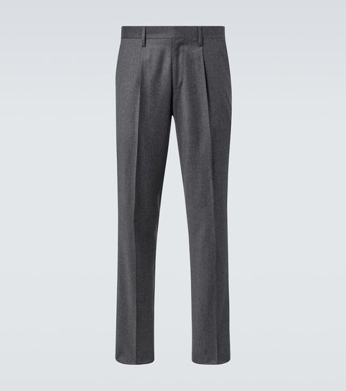Wool and cashmere suit pants