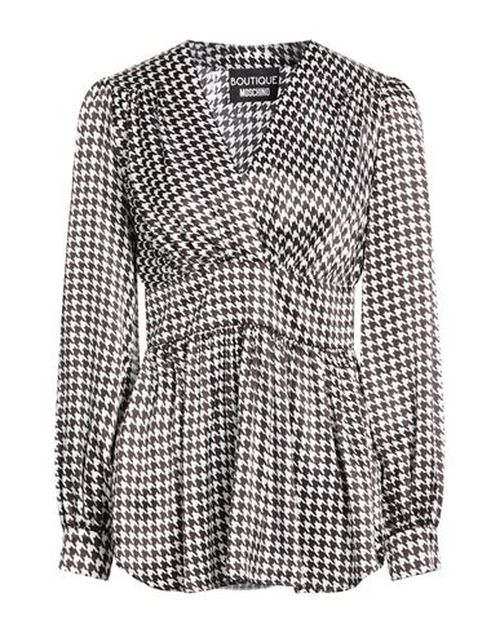 Woman Top Black Size 6 Viscose, Silk