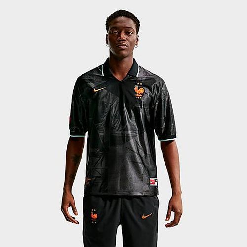 Men's France Energy Dri-FIT Soccer Top in Anthracite/Igloo/Metallic Copper