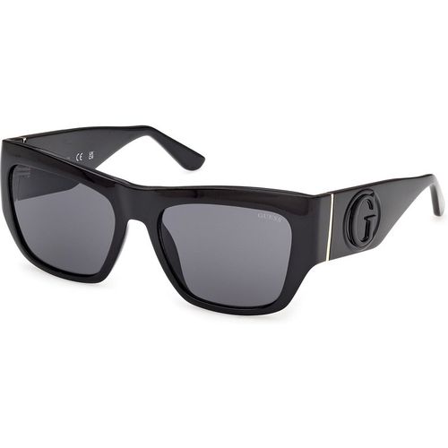 Guess Mujer Guess GU00252 01A Gafas de sol Inyectado Negro Fumar Cuadrada Norma