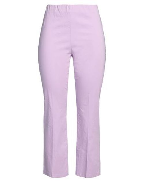 Z. o.e. Zone Of Embroidered Woman Pants Lilac Size L Viscose, Polyamide, Elastane